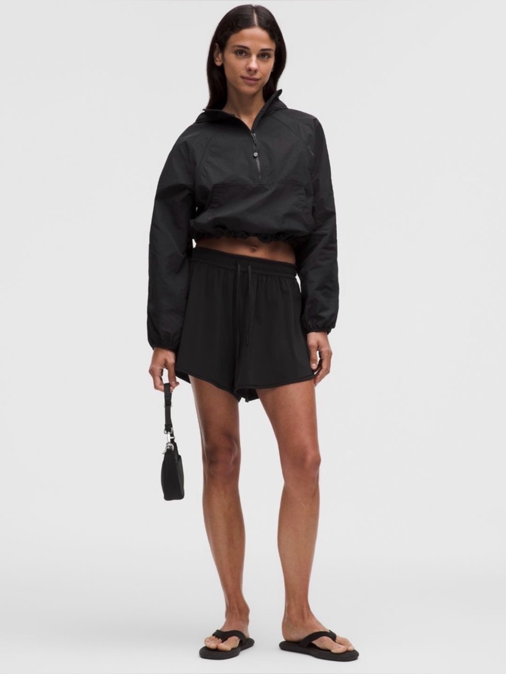 Lululemon Black Silky High Rise Shorts